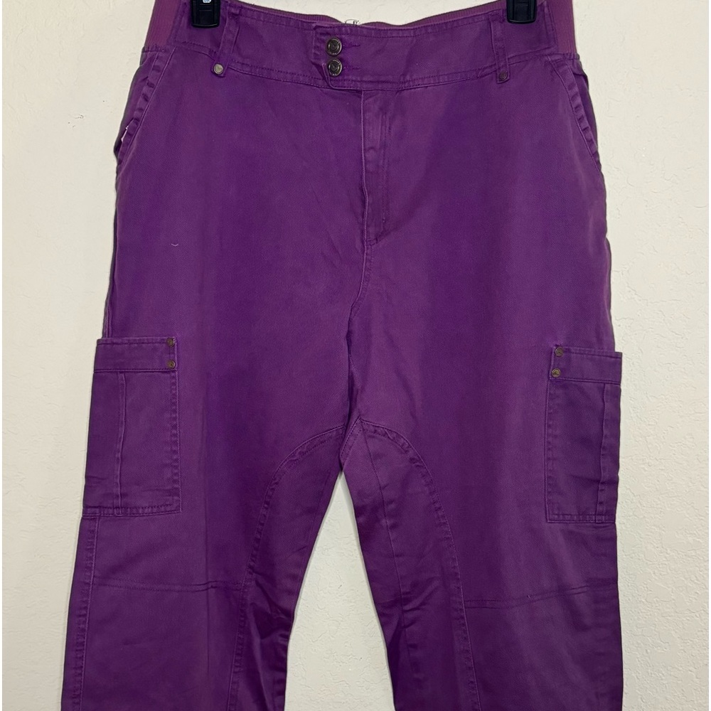 Purple (Grape) Woman Within pants 18W never worn